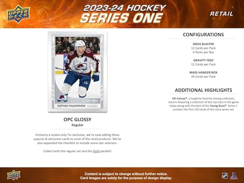 Upper Deck 2023-24 Series 1 Hockey Card Collector\'s Tin