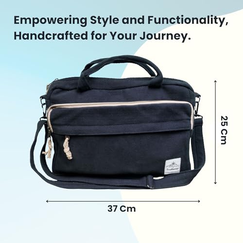 Eco Laptop Side Bag Eco-friendly laptop bag Sustainable Laptop Bag Hemp Laptop Bag Unisex Laptop Bag3