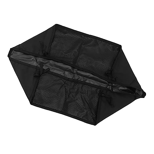 Wheelchair Underseat Bag 600D Oxford Fabric Movable Under Basket for Rollator Black - Image 2