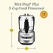 Cuisinart Mini-Prep Plus Food Processor, 24-Ounce Mini Food Processor to Chop Herbs, Vegetables, and Hard Cheese, 24-Ounce Work Bowl, Reversible Stainless Steel Blade, DLC-2ABC, Brushed Chrome/Nickel