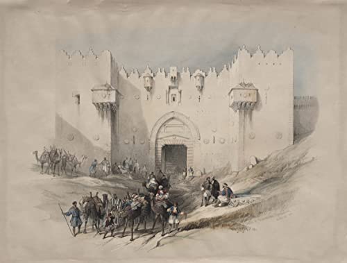 Impression d'affiche sur toile Jérusalem David Roberts au rendu artistique supérieur