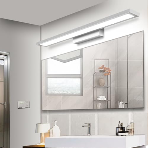Espejo apliques de pared LED bano impermeable adios a las sombras en el espejo 6