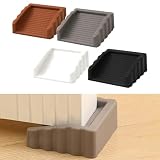 4Pack Door Stoppers Doorstop, Rubber Door Stoppers Wedge, Doors Stops for Door, Rubber Door Stopper Wedge, 4 Colors Door Stop