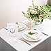 Lawei 10 PCS Double Sided Standing Picture Frames 4x6 Inch, Plastic Pedestal Photo Frame Bulk, White Vertical Picture Holder with Inserts & Base, Display Picture Frames for Wedding, Table