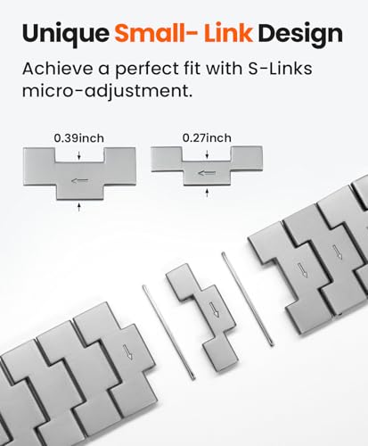 Image of Titanium Watch Band Compatible with Apple Watch Ultra 3 & Ultra 2 1 49mm - 26mm Wide-Body Metal Apple Watch Ultra Band with Scratch Resistant DLC Coating for men - CRNS01 Business Series