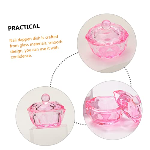 WOONEKY Dappen Dish juego 8 piezas para manicura miniatura 4