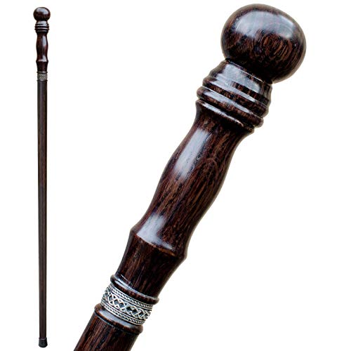 Fashionable Walking Cane for Men and Women - Carved Wooden Knob Canes