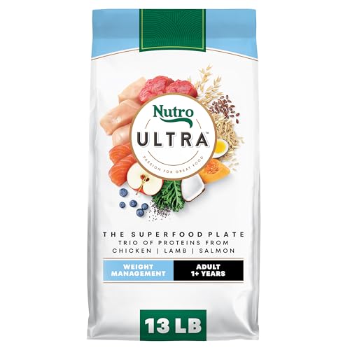 Image of Nutro Ultra Weight Management Dry Dog Food, Chicken, Lamb & Salmon, 13 lb