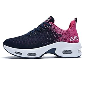 MAFEKE Women Air Athletic Running Shoes Fashion Tennis Breathable Lightweight Walking Sneakers
