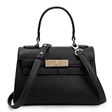 Satchel Bag Material: The satchel bag is made of vegan leather fabric, which is not only soft and comfortable, but also very easy to take care of. Top Handle Handbag: This small crossbody bag can be worn as satchel handbag or crossbody bag. The top h...
