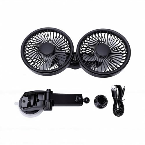 Ventilateur de circulation d'air électrique pour tableau de bord - 8
