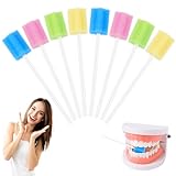 Pavlleen Einweg Mundpflege Schwamm, 200 Stück Mundschwämme, Mundpflege Schwamm Tupfer, Mundhygieneschwamm, Reinigung Mund Tupfer, für Reinigung in Zahnkliniken, Geeignet für ältere Menschen, Säuglinge