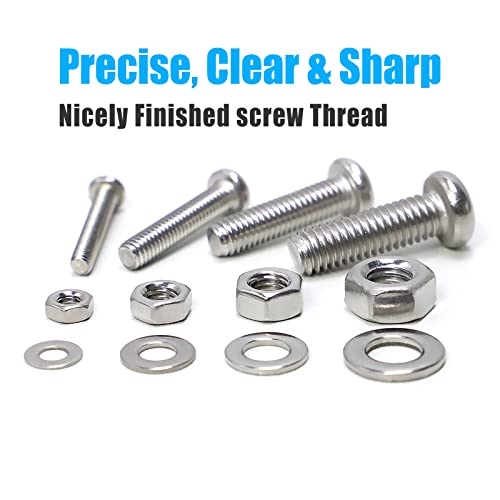 AETTL AE900LS 900 Pieces M6 M5 M4 M3 Stainless Steel Screws Set Assortment - Image 4