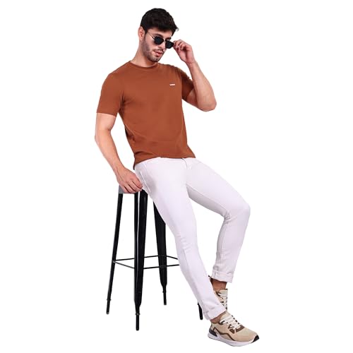 Image of EXCELLO Men's 100% Pure Cotton T-Shirt || Super Soft, Breathable, Premium Material.
