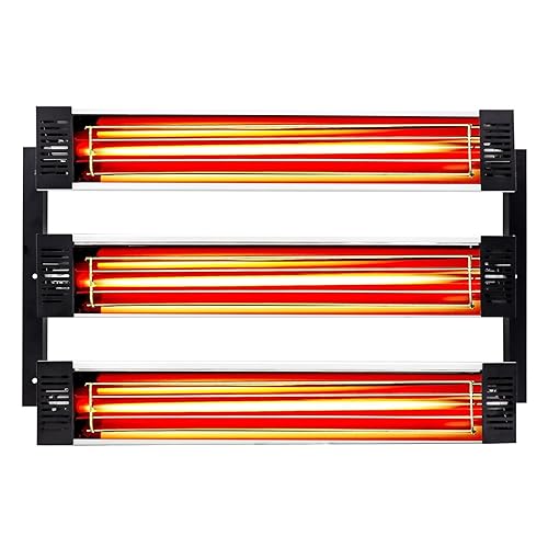 Lámpara de calor infrarroja de onda corta de 3000 W Lámpara de curado de pintura por infrarrojos Secador de horno Cabina de pintura Lámpara de calentamiento por infrarrojos Lámpara de curado de pint