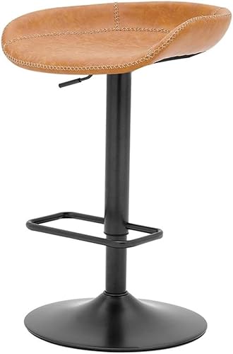 New Pacific Direct Rogue KD - Taburete de bar con gas de poliuretano, juego de 2 unidades, color amarillo