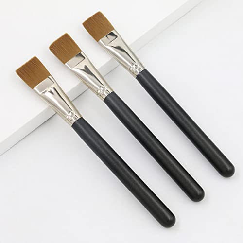 Garende Set of 2 Square Foundation Brushes for Liquid and Cream Application, 2 Pcs