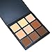 Face Base Foundation Palette 9 Color Natural Contour, Vodisa Highlighter Powder Kit Makeup Set, Cheek Foundation Pressed Powder Beauty Cosmetics Make Up Bronze Contouring and Highlighting Pallet