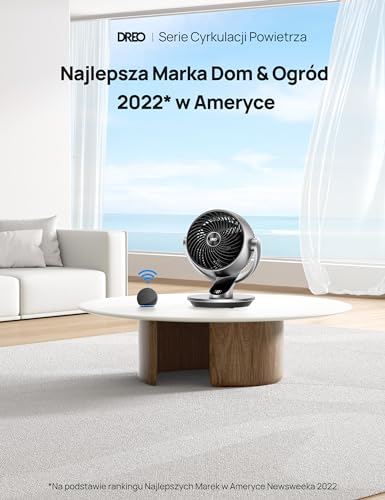 DREO Smart Table Fan for Bedroom, 28dB Silent Air Circulator Fan with Remote, 7 Inch Diameter Cooling Quiet Desk Fan, 120° Vertical Manual+90° Horizontal Oscillating, 4 Speeds, 5 Modes, 12H Timer