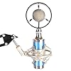 Tuesoa Professional Condenser Wired Vintage Recording Studio Microphone for Live Broadcast Black Easy to Use #3