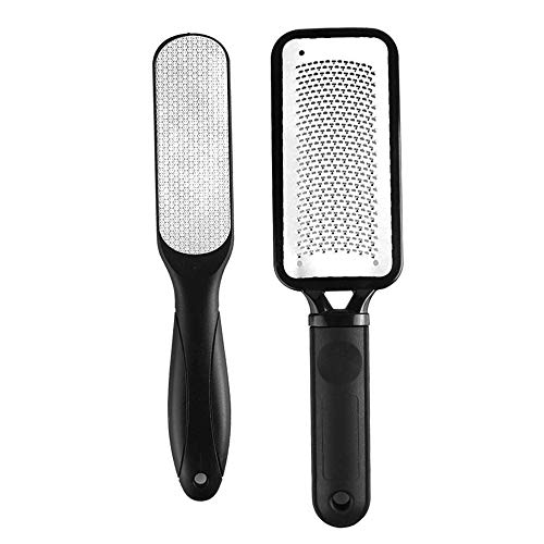 Foot Files Callus Remover 2 Pcs Stainless Steel Foot Rasp and Dual Sided