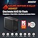Asustor AS5402T Nimbustor 2 Gen2-2 Bay NAS Netzwerkspeicher Gehäuse, Quad-Core 2,0GHz CPU, 4xM.2 NVMe SSD Steckplätze, 2x2,5GbE Anschlüsse, 4GB DDR4 RAM, Gaming-Inspirierten NAS