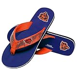 FOCO Damen NFL Pailletten Oakland Raiders Flip-Flop, Größe M