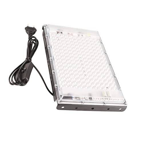 Lampada d'abbronzatura, Controllo del Bottone Fronte Compatto della Luce d'abbronzatura 100W del LED 192 e Cassaforte del Corpo (Spina UE)