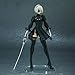 MABAIUDE 2B Figure Statue Model - 1/6 Scale 2B Action Figure 2Byorha Anime Figurine, 28cm No.2 Type B Figures, PVC Handmade Collectible Desktop Decoration