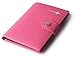 Passport Holder Cover Wallet RFID Blocking Leather Card Case Travel Document Organizer Pink