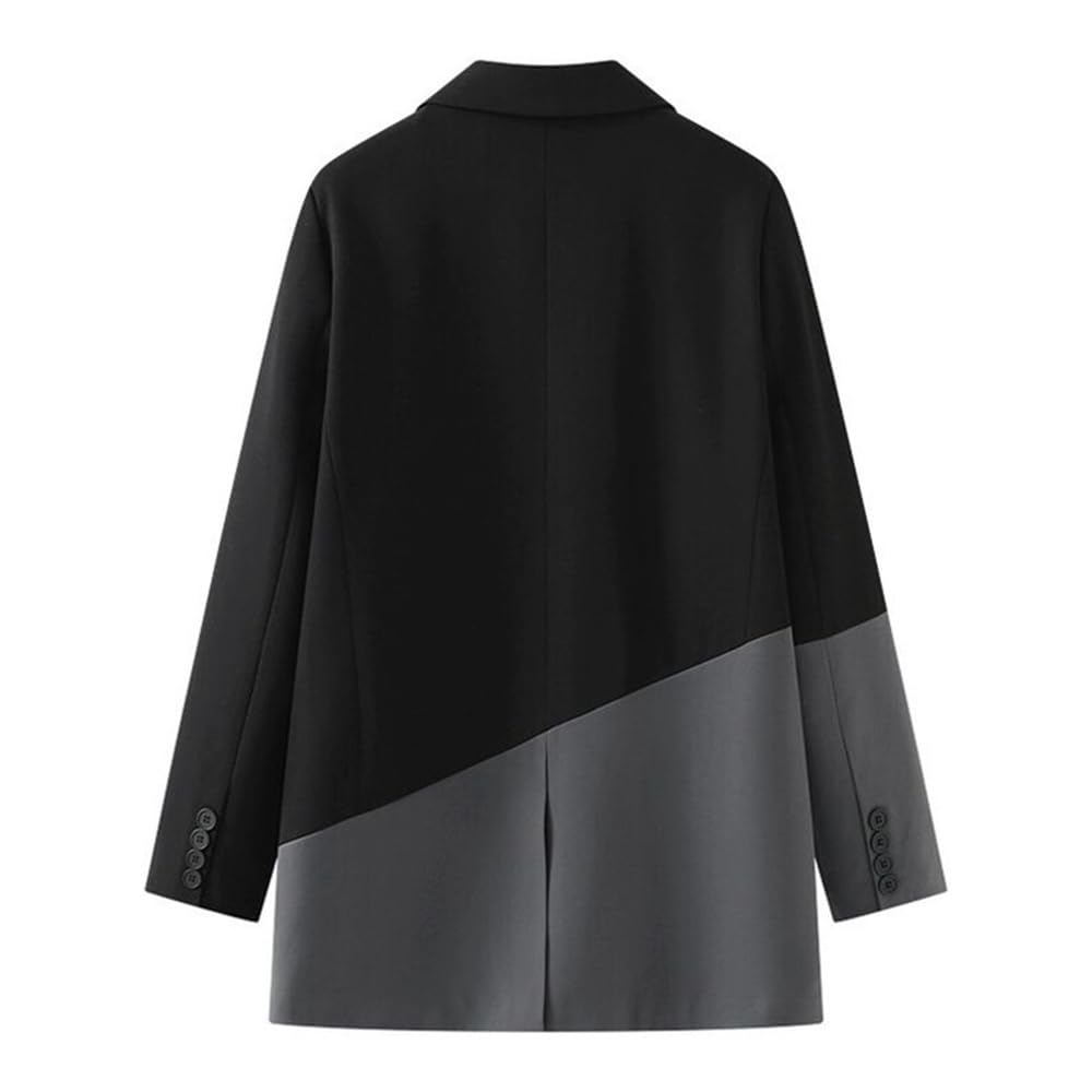 Donna Matcha Colore Vestito Blazer Monopetto Pulsante Smoking Giacca Uniforme attività
