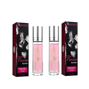 2pcs Intimate Partner Erotic Perfume,Pheromone Infused Essential Oil Perfume, Increase Intimacy Perfume Unisex. (woman)