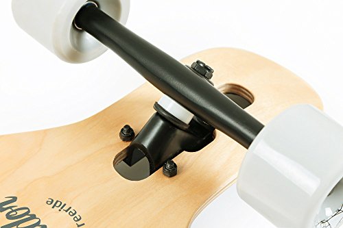 Volador 42inch Freeride Longboard Complete Cruiser ( Drop Through Deck - Camber concave )(Floral Vintage)