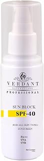 Verdant Natural Care Sunblock Sunscreen SPF 40 PA+++ | No White Cast | For Dry, Oily & Normal Skin Types | Lotion Based Su... Price In India