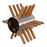 CAXUSD Geflügelrupfmaschine aus Edelstahl mit 24 Fingern Tragbarer Enten und Gänserupfer für...