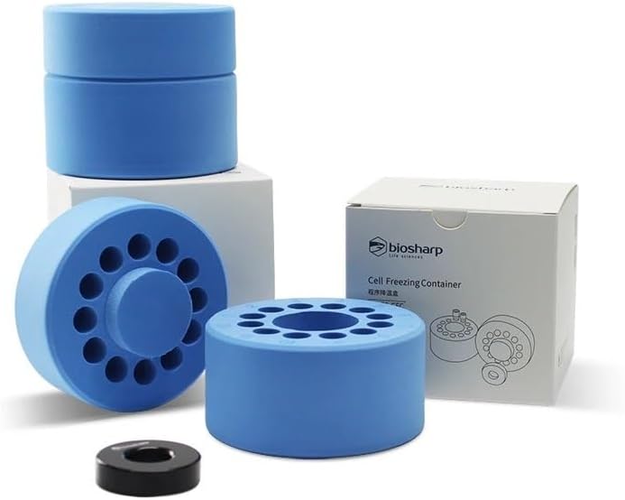 BS-02-CFC Program Cooling Box Does not Require Alcoholic Liquids for Freezing for 12x2ml cryovials (Size : BS-02-CFC 2ml)