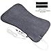 Tech Love XXL Electric Heating Pad for Neck Shoulder and Back Pain Relief with Fixation Strap Moist Heat Pad with Auto Shut Off Extra Large 20'' x 28'' - Charcoal Gray