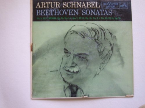 Beethoven Piano Sonatas: No. 5 in C Minor, Op 10, No 1, No. 7 in D, Op 10 No 3, No 25 in G, Op 79, Artur Schnabel, 1935