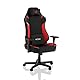 NITRO CONCEPTS X1000 Gaming-Stuhl - Bürostuhl Ergonomisch – Schreibtischstuhl - Drehstuhl mit Rollen - Gaming Sessel - Gaming Chair Pc - Stoffbezug - Belastbarkeit 135 kg – Schwarz/Rot