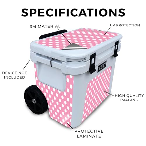 Image of Skin Compatible with Yeti Roadie 32 Wheeled Cooler - Mini Dots - Premium 3M Vinyl Protective Wrap Decal Cover - Easy to Apply | Crafted in The USA by MightySkins