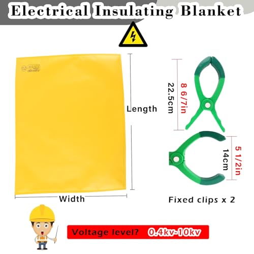 Tapis de sécurité isolants électriciens de 99 x 198 cm - 8