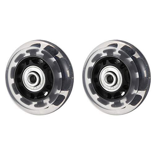 Fnfhsa Maleta para Equipaje Ruedas Juego De Reemplazo Piezas con Ejes Tornillos Lavadoras Llaves para Patines En para Exteriores (Juegos De 63X18Mm)