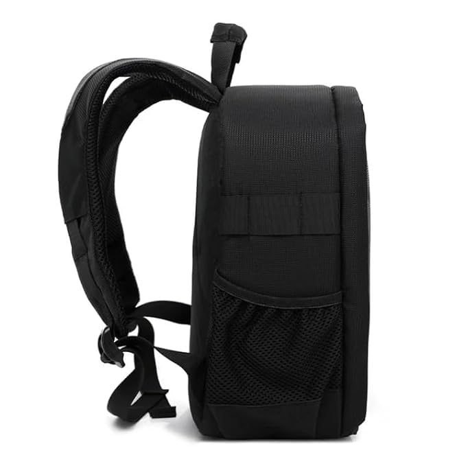 VTS DSLR Camera Backpack Bag Waterproof Shock Proof for Lens Accessories Bag for Camera Black with Snap Shackle Hooks | Perfect Double Camera Belt 4