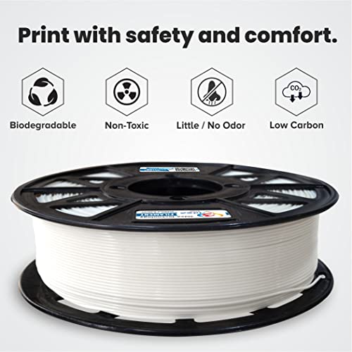3Idea-Technology-PLA-White-Filament-175mm-for-3D-Printer-Dimensional-Accuracy-003mm-White-1-kg