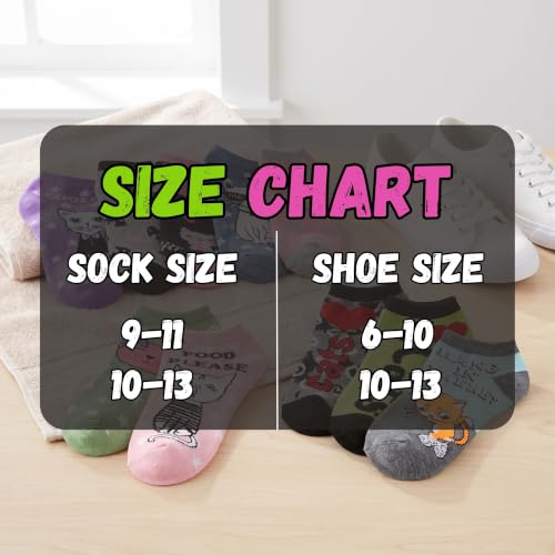 Image of Tipi Toe Women's 10 Pairs Lightweight Colorful Socks - Fun Low Cut Patterns for All-Day Comfort and Easy Everyday Style