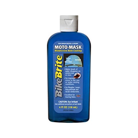 Bike Brite MM600 Moto Mask Windscreen Rain Coating - 4 fl. oz.,Blue Cover