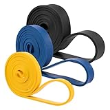 „3er Set Widerstandsbänder aus Latex – Klimmzüge, Dips & Oberkörpertraining – Leicht, Mittel, Stark – Ideal für Fitness, Gym & Heimtraining“