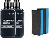 【Safety】: Made of eco-friendly materials, oil-free formula, harmless and odor-free, it will not damage to your car or other leather items.