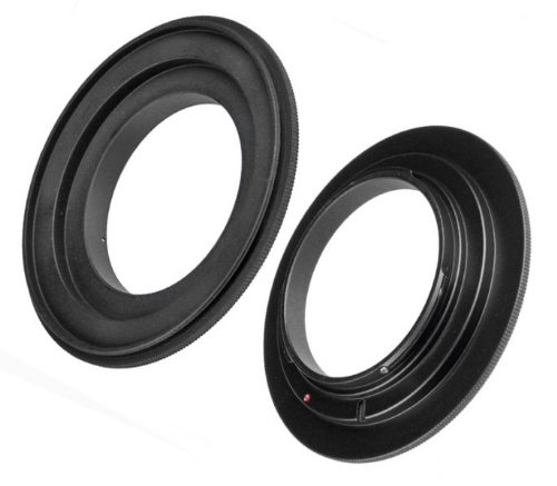Retro Adattatore/anello di inversione per Olympus 52 mm