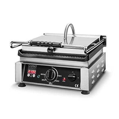 Caso Doppel - Kontaktgrill inklusive digitalem Timer - Profi Gourmet Grill – Bild 3
